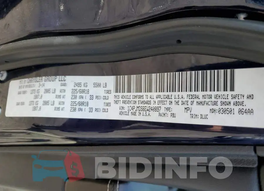 1C4PJMDS6EW240897 Photo# 13