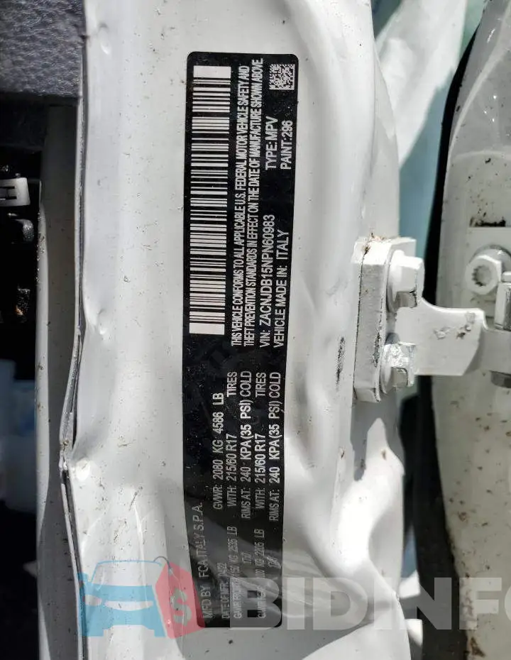 ZACNJDB15NPN60983 Photo# 12