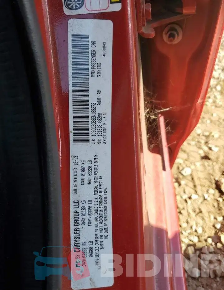 1C3CDZCB8EN189272 Photo# 12