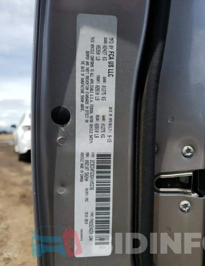 2C3CDXFG3GH105236 Photo# 12