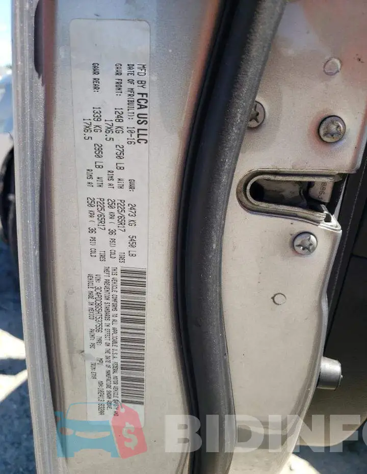 3C4PDCBG5HT537556 Photo# 13