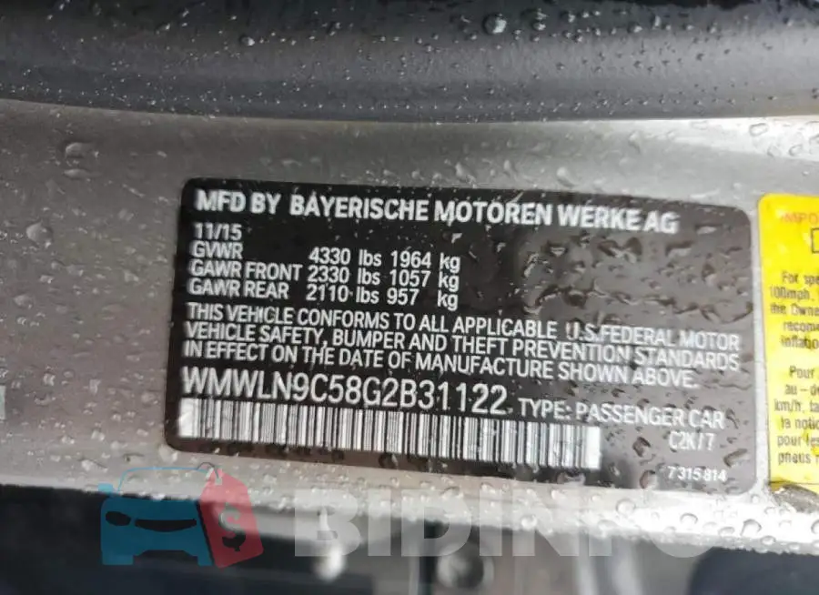 WMWLN9C58G2B31122 Photo# 12