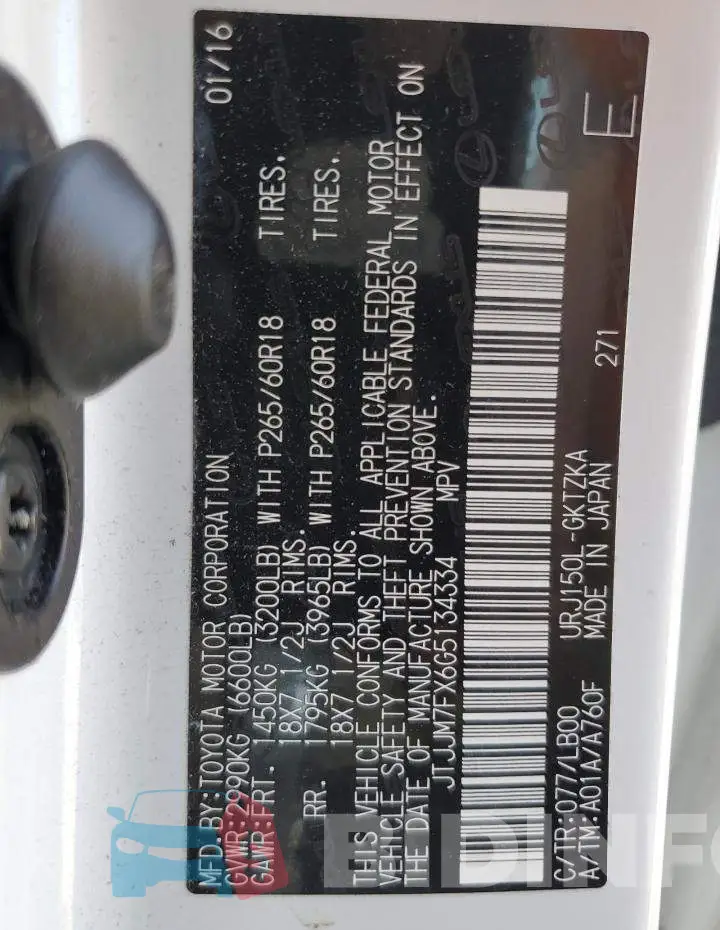 JTJJM7FX6G5134334 Photo# 14