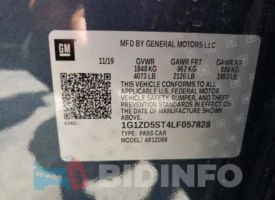 1G1ZD5ST4LF057828 Photo# 12