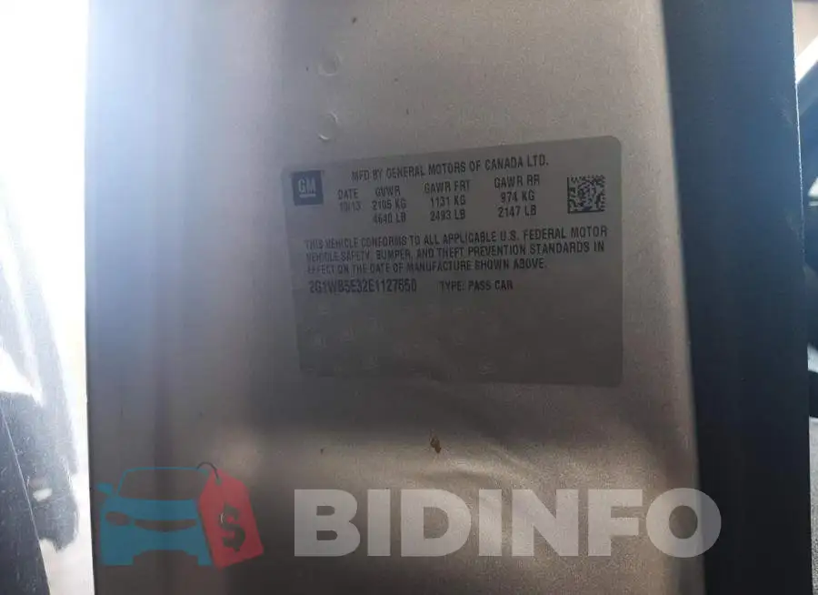 2G1WB5E32E1127650 Photo# 12