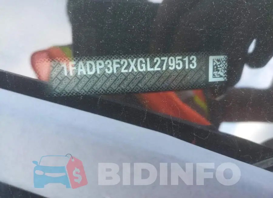 1FADP3F2XGL279513 Photo# 12