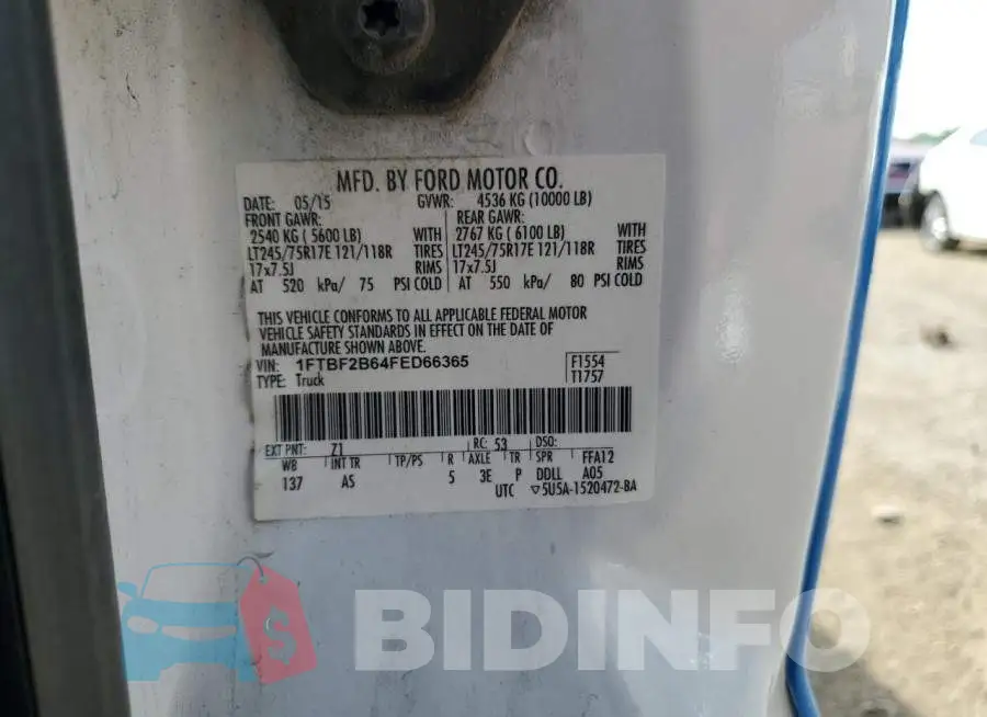 1FTBF2B64FED66365 Photo# 12