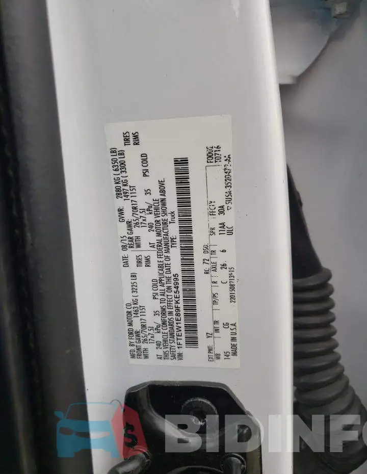 1FTEW1E89FKE54995 Photo# 12