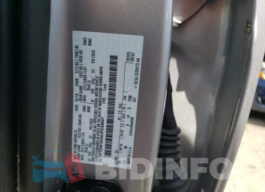 1FTEW1EG6JFE54607 Photo# 12