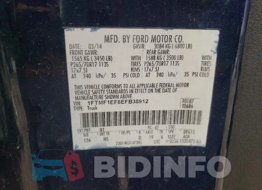 1FTMF1EF8EFB38912 Photo# 12