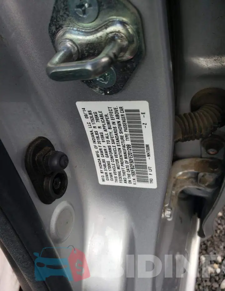 19XFB2F50FE201299 Photo# 12