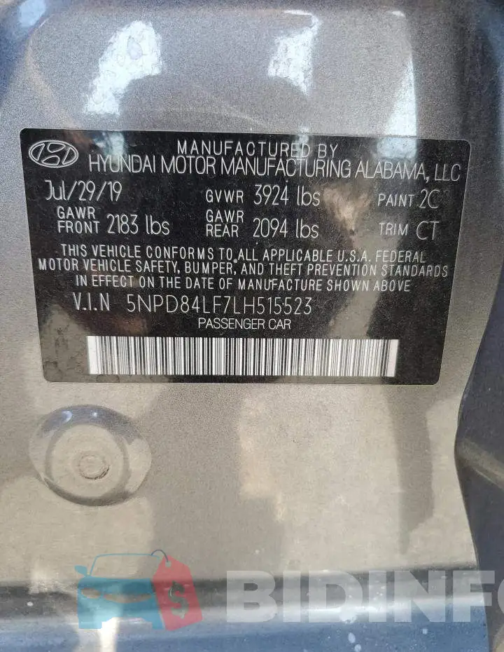 5NPD84LF7LH515523 Photo# 12