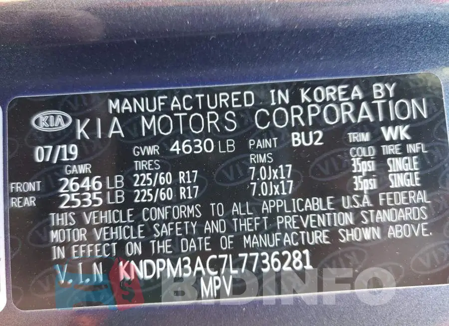 KNDPM3AC7L7736281 Photo# 12