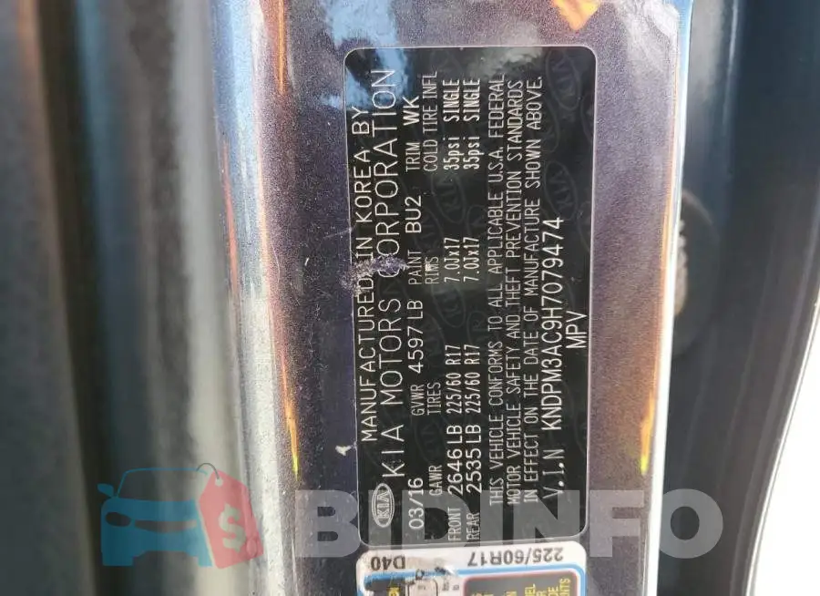 KNDPM3AC9H7079474 Photo# 13