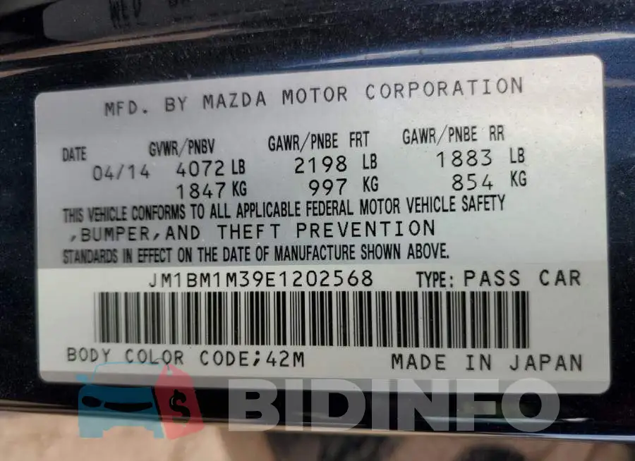 JM1BM1M39E1202568 Photo# 12