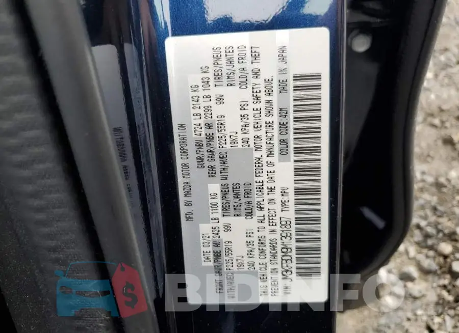 JM3KFBDM9M1391897 Photo# 13