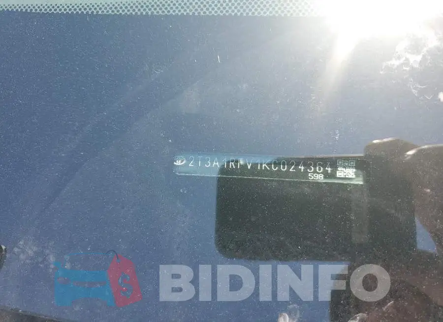 2T3A1RFV1KC024364 Photo# 13