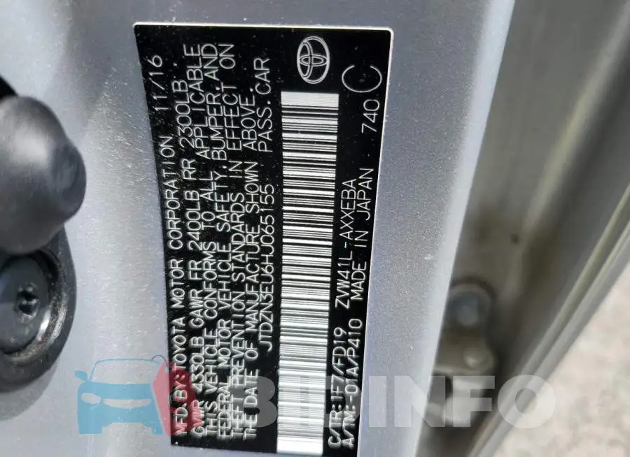 JTDZN3EU6HJ065155 Photo# 12