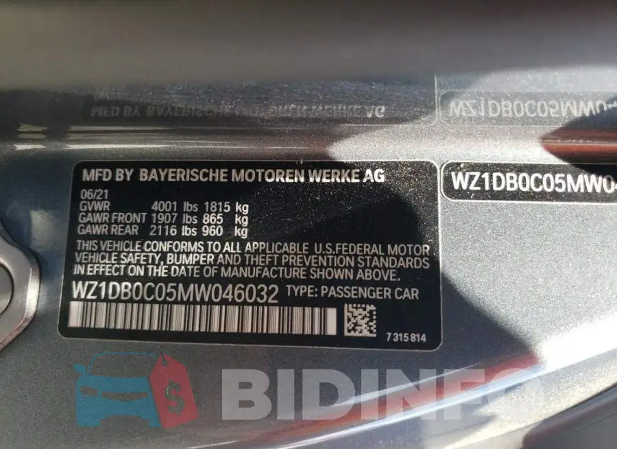 WZ1DB0C05MW046032 Photo# 13