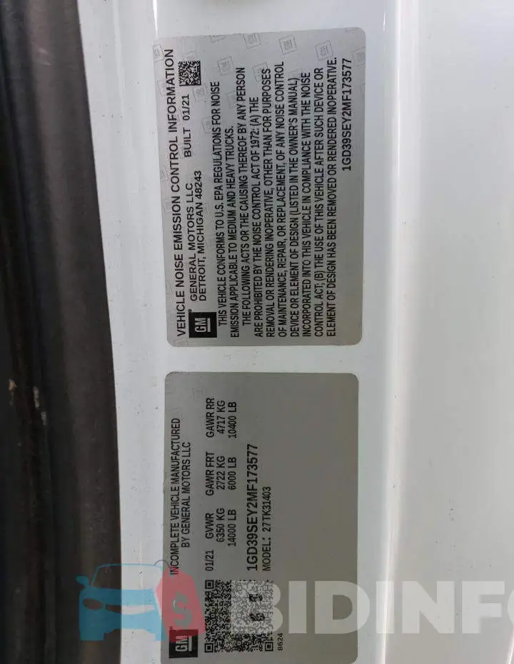 1GD39SEY2MF173577 Photo# 12
