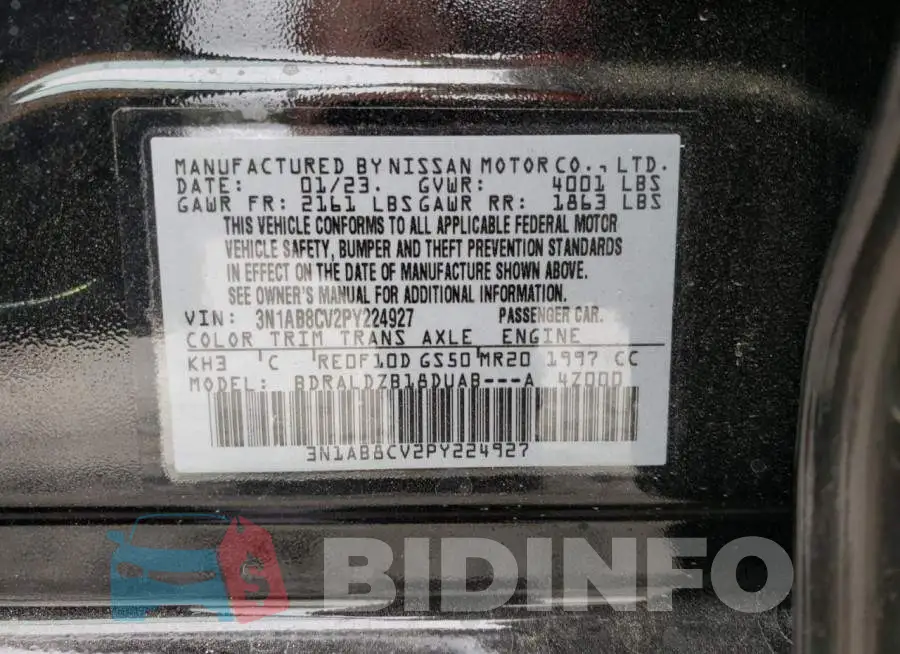 3N1AB8CV2PY224927 Photo# 12