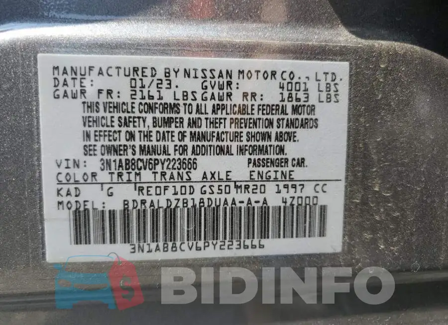 3N1AB8CV6PY223666 Photo# 12