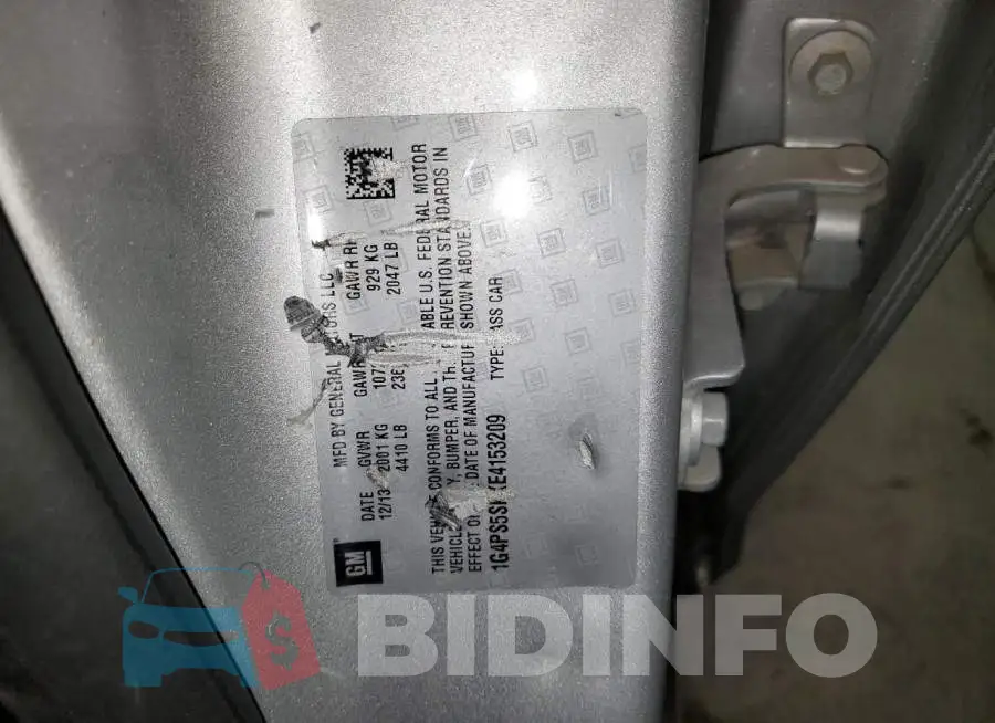 1G4PS5SKXE4153209 Photo# 13