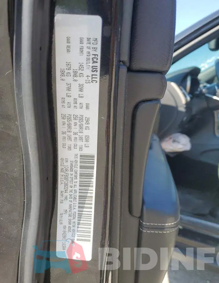 1C4RJFBG6FC862244 Photo# 14