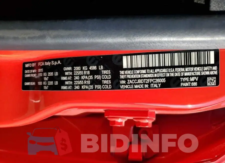 ZACCJBDT2FPC26005 Photo# 12