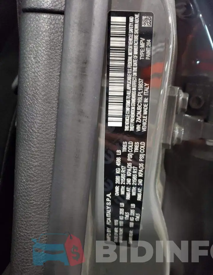 ZACNJBC16LPL19837 Photo# 13