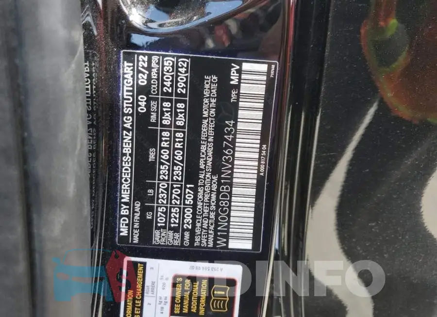 W1N0G8DB1NV367434 Photo# 12