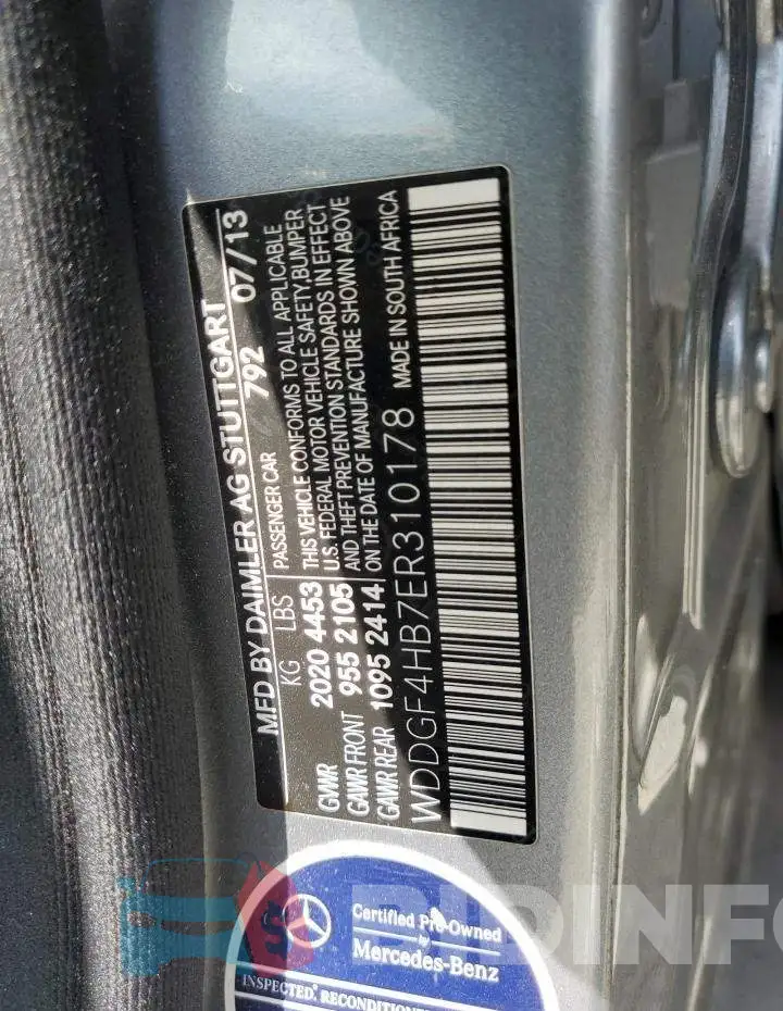 WDDGF4HB7ER310178 Photo# 12