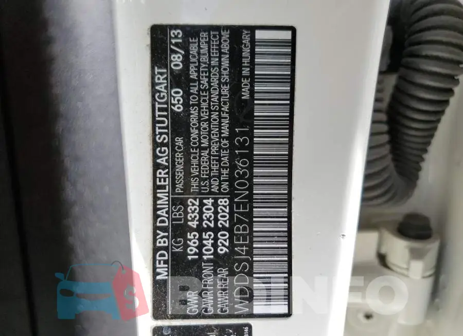 WDDSJ4EB7EN036131 Photo# 13