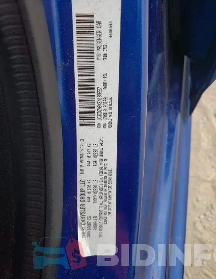 1C3CDZABXEN189227 Photo# 12