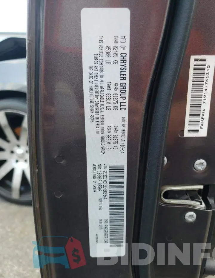 2C3CDXCT3EH369944 Photo# 12