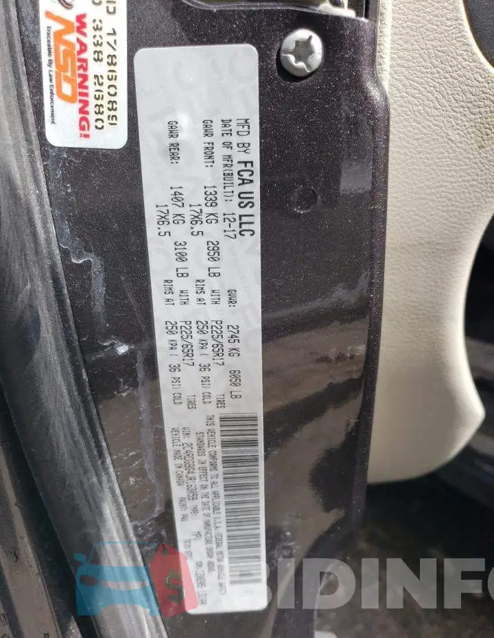2C4RDGBG4JR163059 Photo# 13