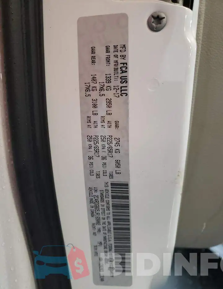 2C4RDGBG5JR169002 Photo# 13