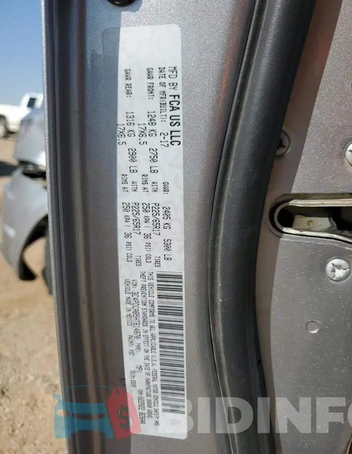 3C4PDCAB5HT614870 Photo# 12