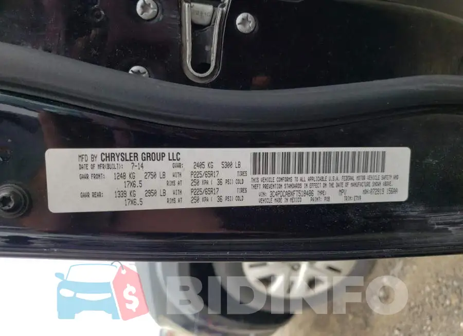 3C4PDCABXFT518486 Photo# 13