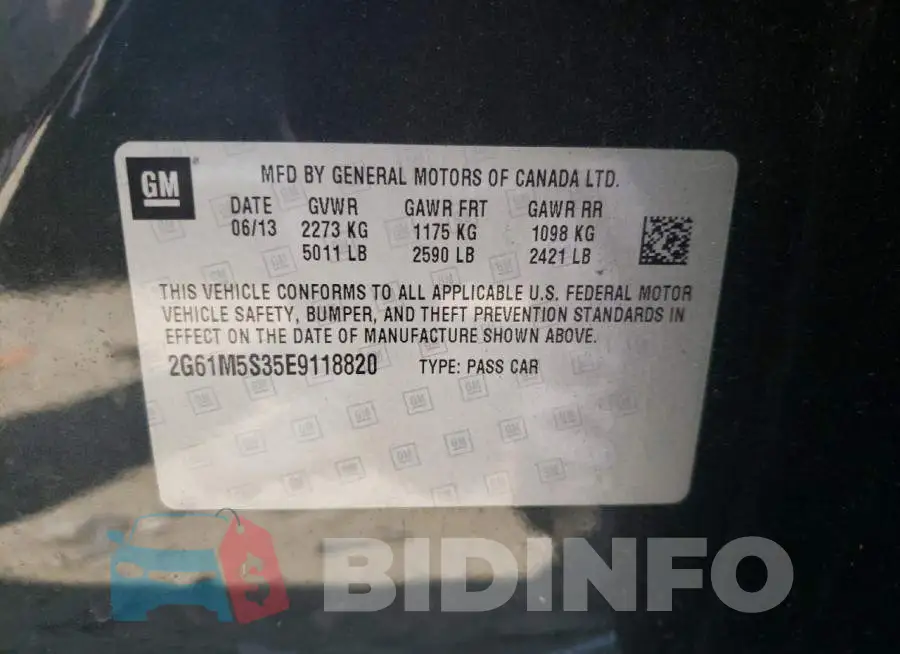 2G61M5S35E9118820 Photo# 12