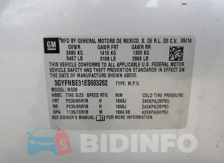 3GYFNBE31ES683282 Photo# 13