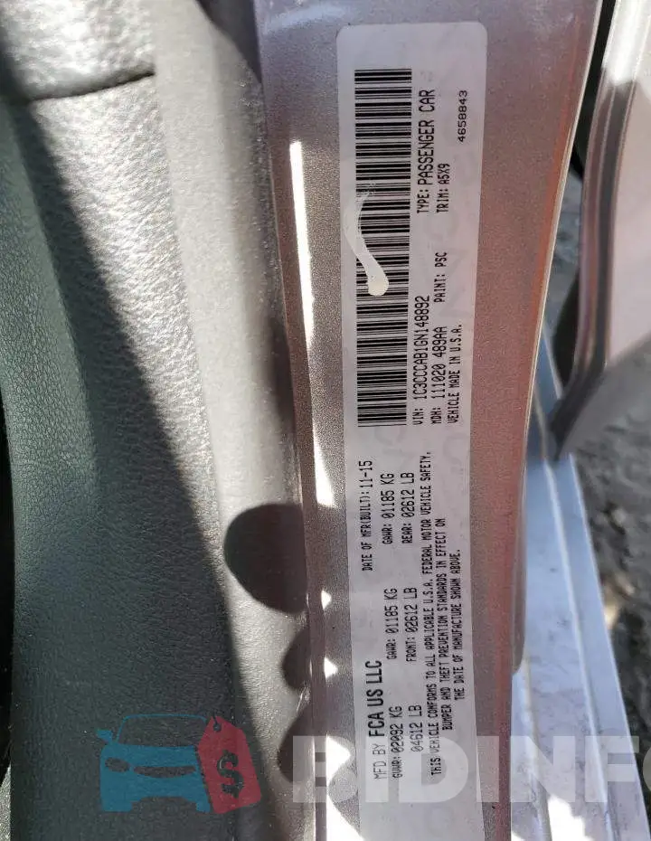 1C3CCCAB1GN148892 Photo# 12
