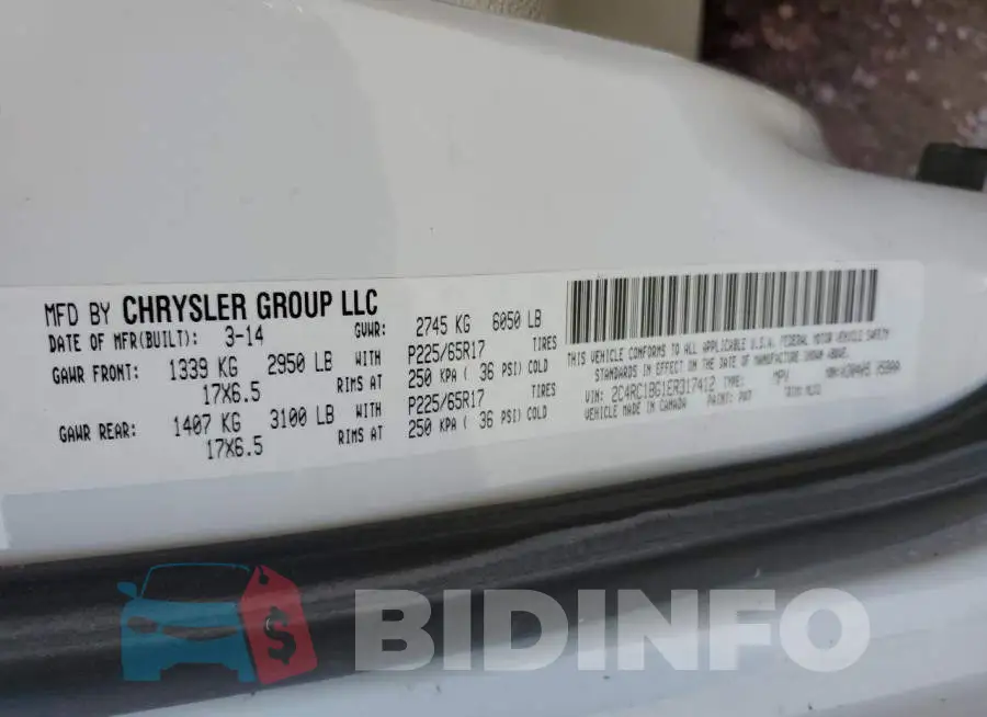 2C4RC1BG1ER317412 Photo# 13