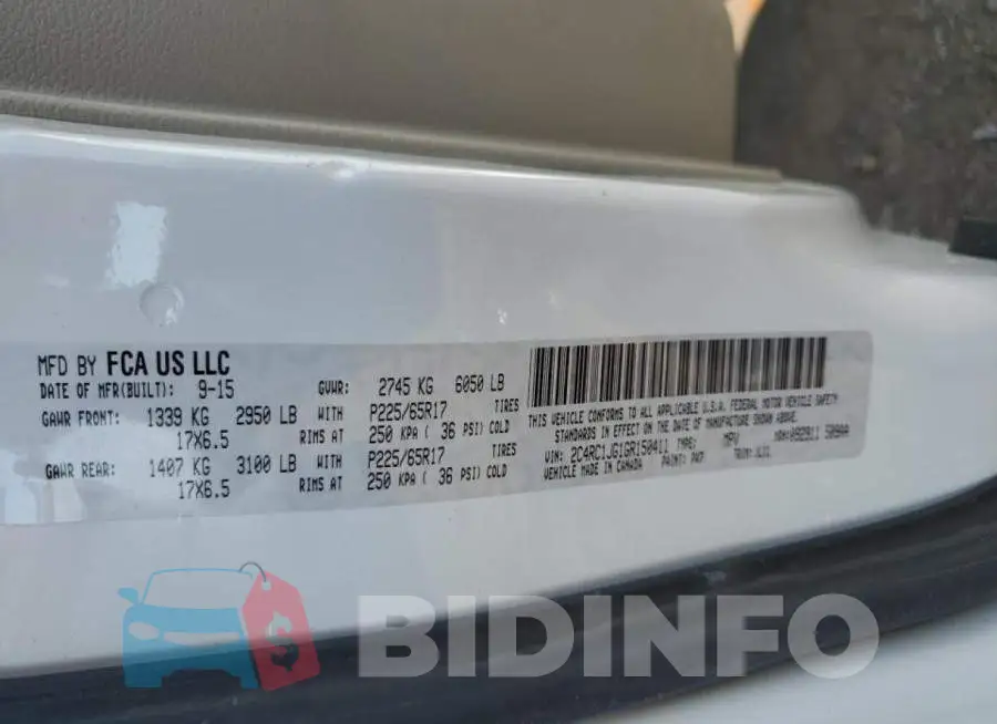 2C4RC1JG1GR150411 Photo# 12