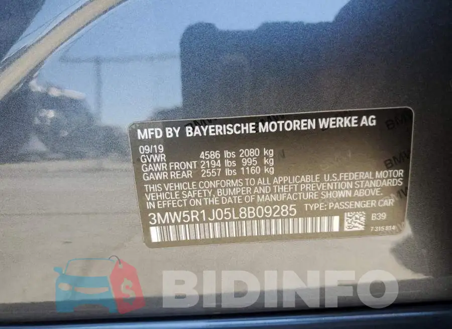 3MW5R1J05L8B09285 Photo# 13