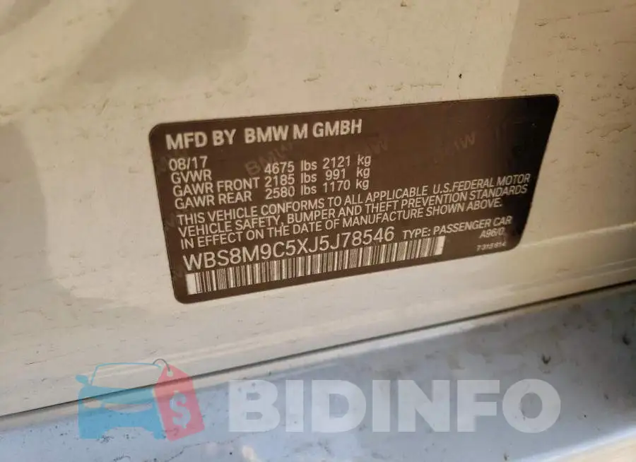 WBS8M9C5XJ5J78546 Photo# 12