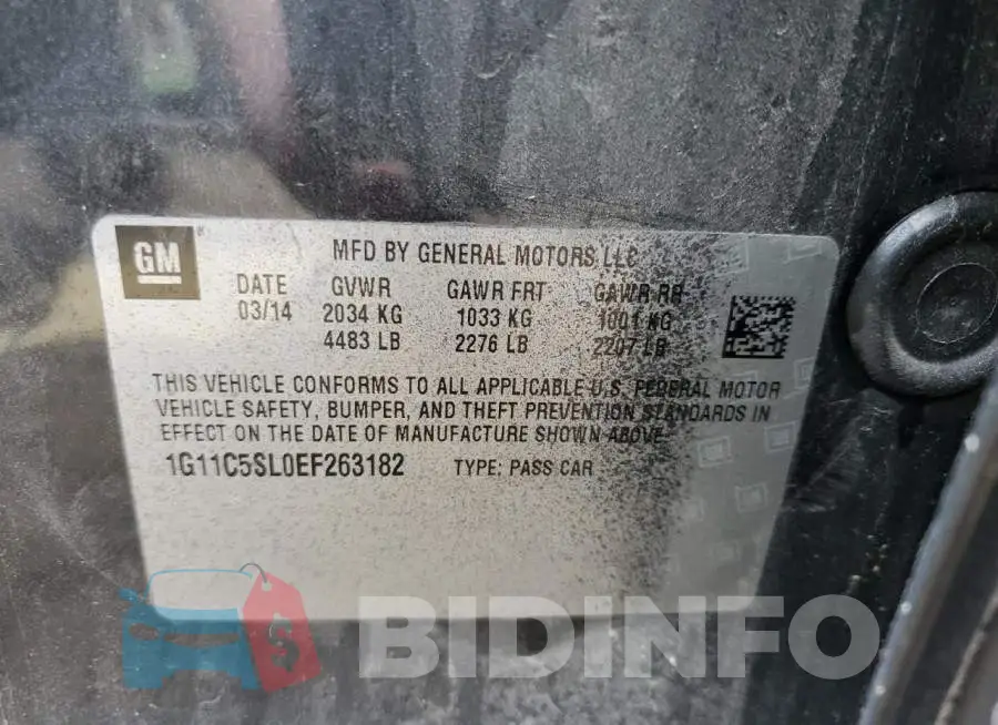 1G11C5SL0EF263182 Photo# 12