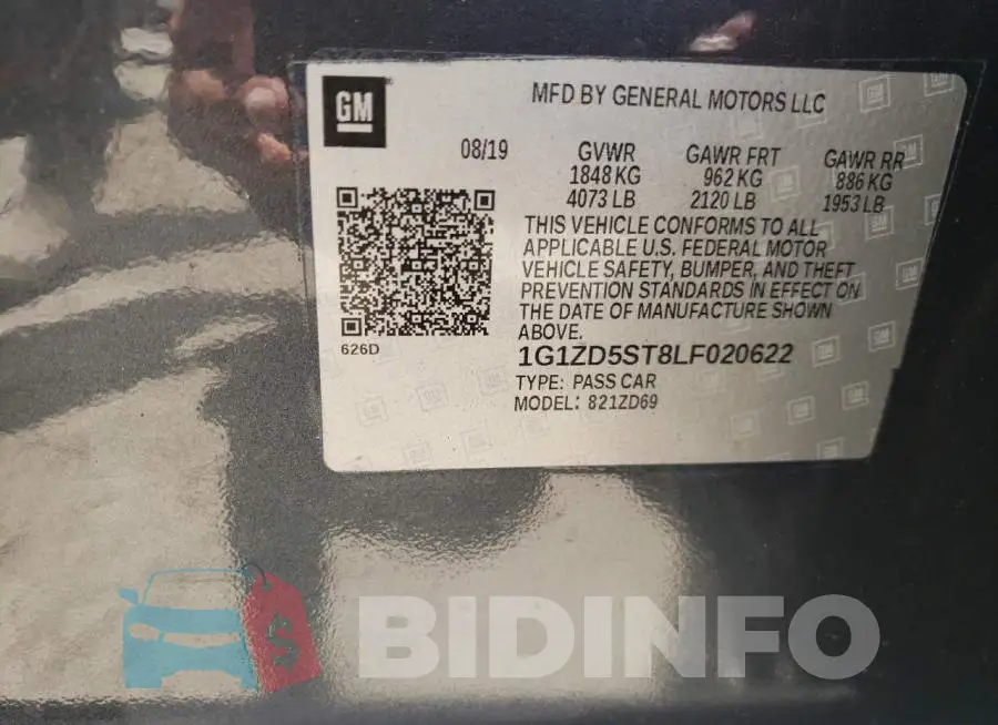 1G1ZD5ST8LF020622 Photo# 12
