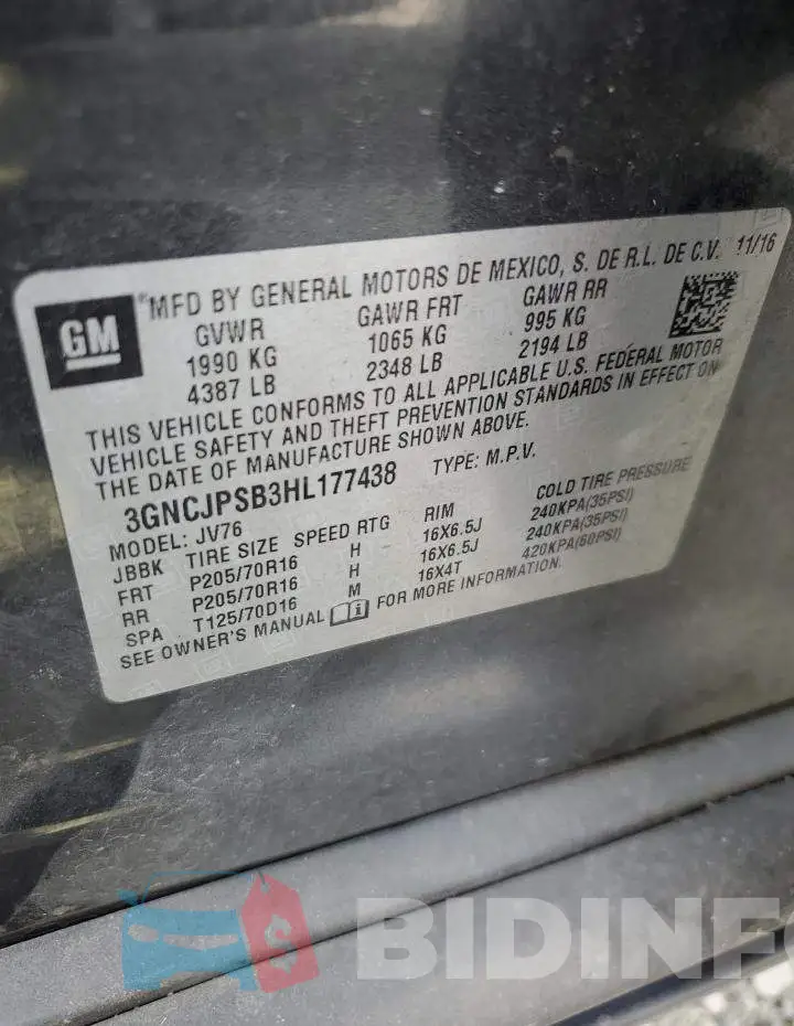 3GNCJPSB3HL177438 Photo# 13