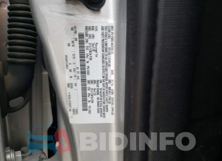 1FADP3F23GL269535 Photo# 12